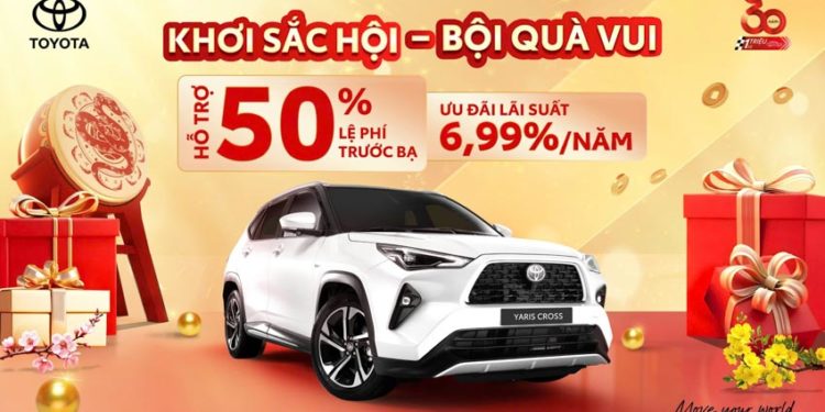 Chương trình khuyến mãi Toyota: Lãi suất từ 6,99%, gia hạn bảo hành đến 7 năm