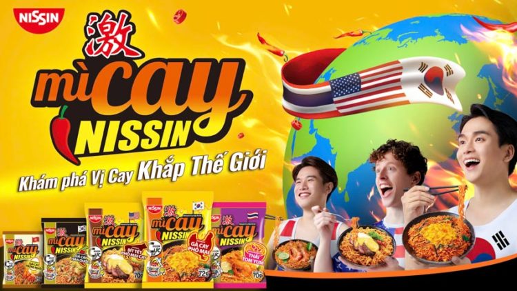 Mì Cay Nissin mở ra hành trình ẩm thực đa sắc màu từ khắp các quốc gia