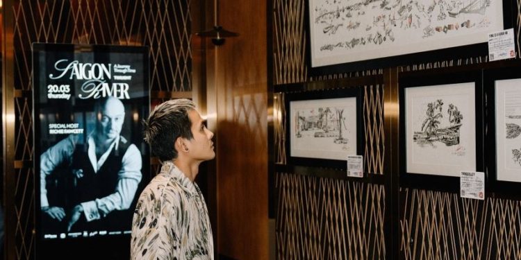 Mừng 50 năm Ngày thống nhất đất nước, Le Méridien Saigon triển lãm tranh “Time is a River”