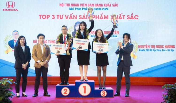 Tỏa sáng tài năng bán hàng tại Chung kết Hội thi Nhân viên bán hàng xuất sắc Honda 2024