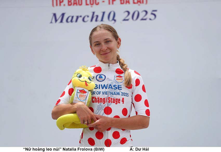 Biwase Tour of VietNam 2025: Natalia Frolova (BIW) lập kỷ lục đoạt 3 áo Vàng Xanh Đỏ - 12