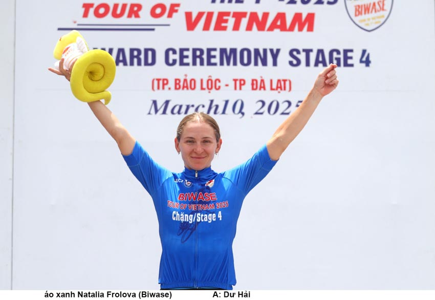 Biwase Tour of VietNam 2025: Natalia Frolova (BIW) lập kỷ lục đoạt 3 áo Vàng Xanh Đỏ - 13