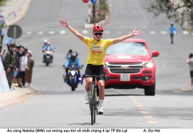 Biwase Tour of VietNam 2025: Natalia Frolova (BIW) lập kỷ lục đoạt 3 áo Vàng Xanh Đỏ - 9