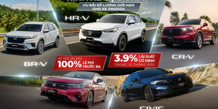 Honda Việt Nam tung ưu đãi khủng – Cơ hội sở hữu xe với giá hấp dẫn