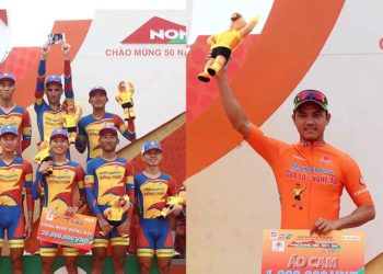 Chặng đồng đội tính giờ Cúp xe đạp Truyền hình TPHCM - Tôn Đông Á 2025 "Chiến thuật đỉnh cao Đồng Tháp “xé gió”, Tấn Hoài “xé áo cam"- 2