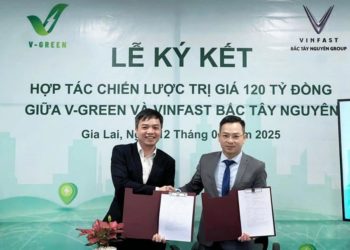 V-Green và VinFast Bắc Tây Nguyên phát triển 3.000 trụ sạc xe điện tại Tây Nguyên