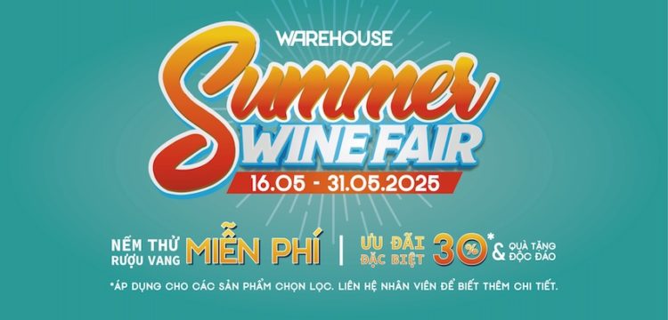 lễ hội rượu vang Summer win fair 2025