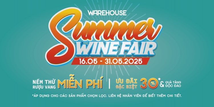 lễ hội rượu vang Summer win fair 2025