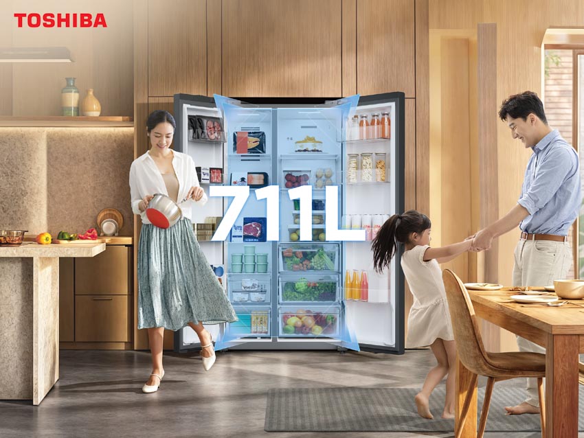 Toshiba ra mắt Siêu tủ lạnh NaturePURE 711L thấu hiểu gia đình Việt - 1