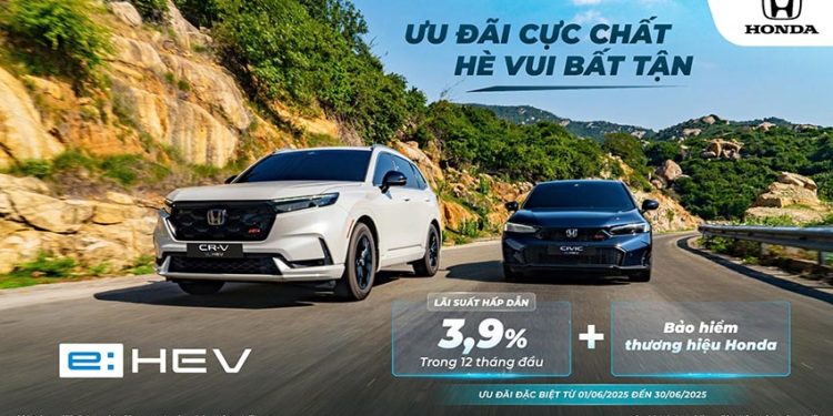 Honda Việt Nam 'chơi lớn' tháng 6: Ưu đãi trước bạ, lãi suất thấp, tặng bảo hiểm chính hãng