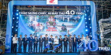 Lễ xuất xưởng xe máy thứ 40 triệu tại nhà máy Honda Việt Nam, tháng 6/2025