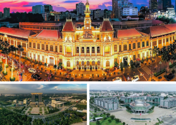 Ba trung tâm hành chính của TP.HCM được đặt tại Quận 1, Bình Dương và Bà Rịa