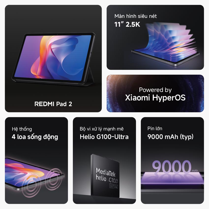 Redmi Pad 2 Series: Máy tính bảng 11 inch dưới 5 triệu đồng có thực sự đáng mua? - 2