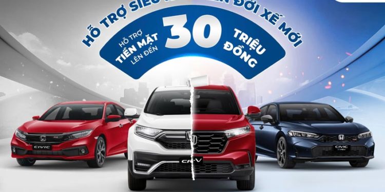 Lên đời xế mới, nhận hỗ trợ tiền mặt: Honda nối dài ưu đãi trong tháng 7