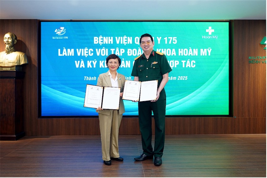 Tập đoàn y khoa Hoàn Mỹ và Bệnh viện Quân Y 175 ký kết hợp tác