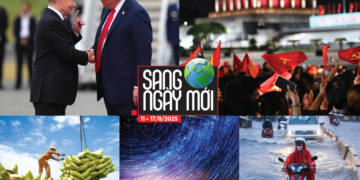 Tổng thống Mỹ Donald Trump và Tổng thống Nga Vladimir Putin tại hội nghị thượng đỉnh Alaska