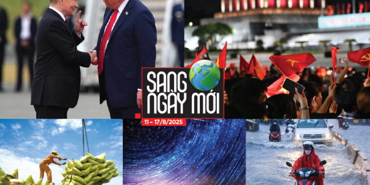 Tổng thống Mỹ Donald Trump và Tổng thống Nga Vladimir Putin tại hội nghị thượng đỉnh Alaska