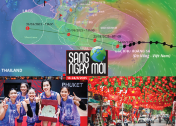 Bão Kajiki áp sát miền Trung – Hà Nội rực rỡ chuẩn bị Quốc khánh, thể thao và chính trị thế giới tạo nhiều điểm nhấn