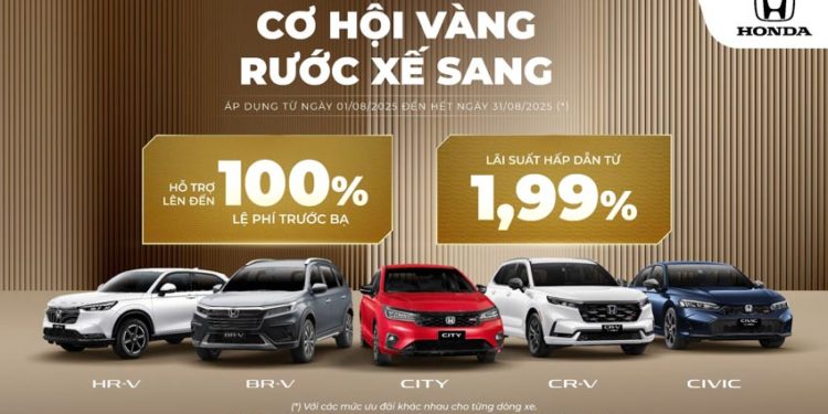 Cơ hội vàng lên đời xe Honda: Ưu đãi kép tháng 8 - Khuyến mại và hỗ trợ đổi xe hấp dẫn