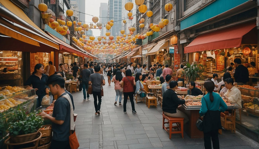 Giữa Orchard Road sầm uất, Lucky Plaza vẫn mang trong mình câu chuyện lịch sử và bản sắc Singapore.