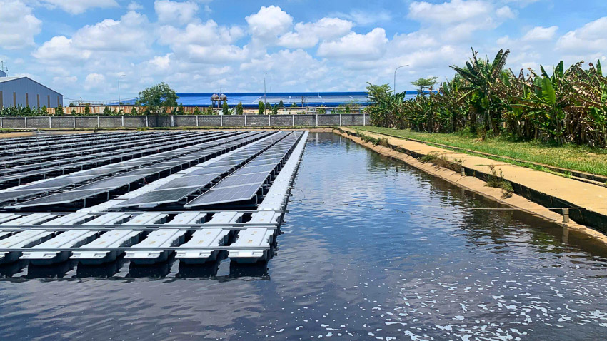 Hệ thống điện mặt trời áp mái 1MWp sau khi xử lý sóng hài, công suất hòa lưới đã phục hồi tối đa như thiết kế.
