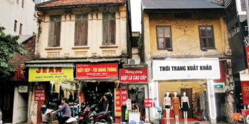 Vùng nước, vùng chữ góc thành nam