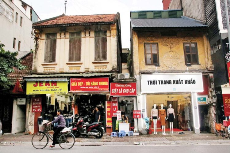 Vùng nước, vùng chữ góc thành nam