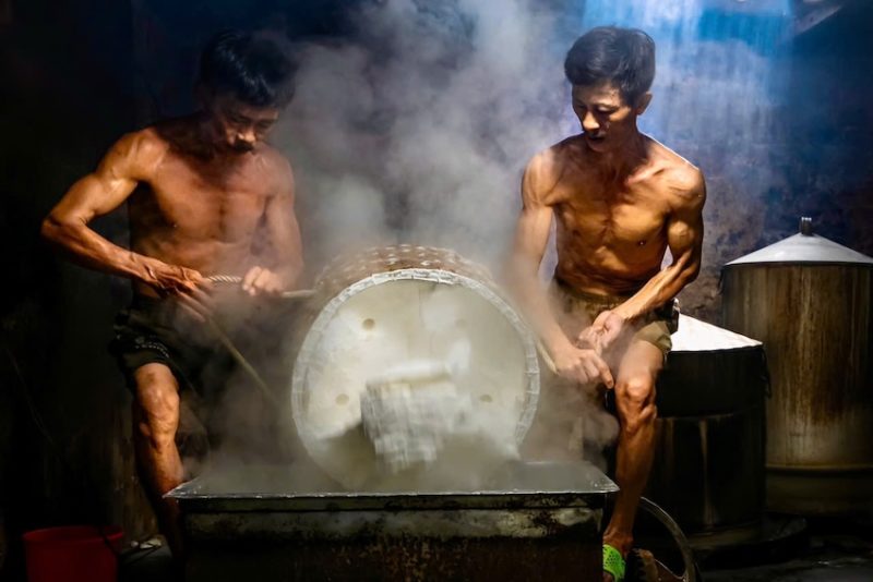 Làng bánh hỏi Phan Thiết