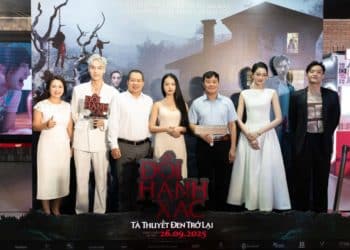 Dàn diễn viên Đồi Hành Xác: Tà Thuyết Đen Trở Lại tại showcase ra mắt phim ở TP.HCM - 1