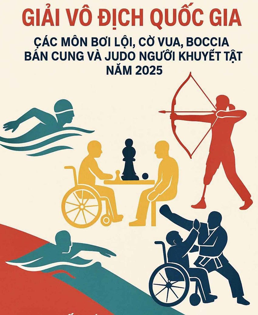 Lan toả nghị lực sống từ Giải Vô địch Quốc gia Người Khuyết Tật 2025 - 2