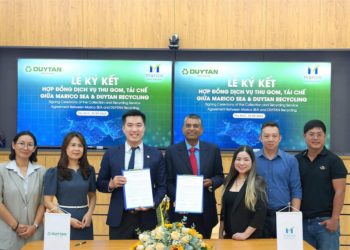 Lễ ký kết hợp tác về thu gom và tái chế bao bì nhựa, trong khuôn khổ chương trình Trách nhiệm mở rộng của nhà sản xuất (EPR) giữa Marico SEA và DUYTAN Recycling