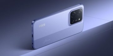 POCO C85 màu Tím với cụm camera kép AI 50MP và màn hình 6,9 inch