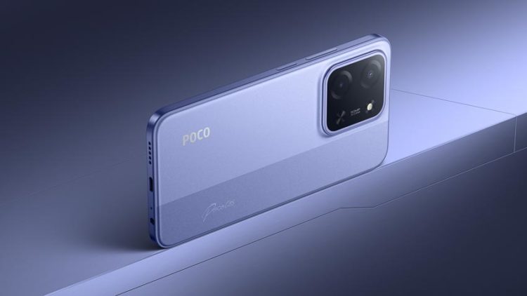 POCO C85 màu Tím với cụm camera kép AI 50MP và màn hình 6,9 inch