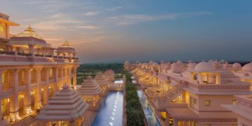 Khu phức hợp khách sạn ITC Grand bên bờ sông Yamuna – biểu tượng cho tham vọng mở rộng của các thương hiệu nội địa Ấn Độ, giữa làn sóng bùng nổ lưu trú vượt ra ngoài các thành phố lớn.