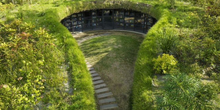 Thư viện trong lòng đất ở Kisarazu: nơi tri thức được gieo như một mùa vụ