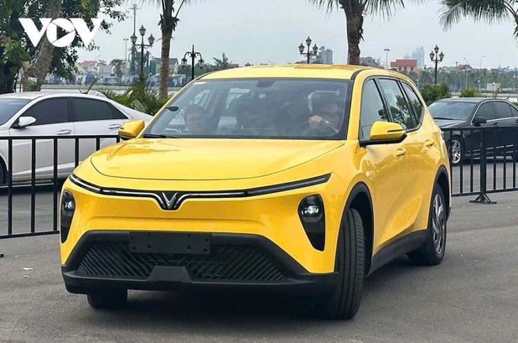 Dàn xe VinFast VF 5, VF 3 và Limo Green trong sự kiện bàn giao tháng 8/2025