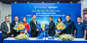 VinFast và Vietmap ký kết hợp tác phát triển giải pháp giao thông thông minh cho xe điện Việt Nam