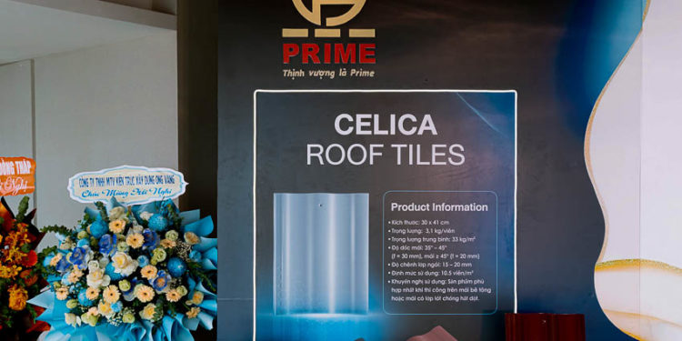 Ngói CELICA với đường cong “dòng chảy”, bề mặt tráng men tinh xảo, phù hợp kiến trúc hiện đại.