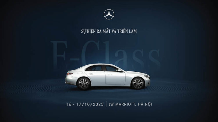 E-Class W214 lần đầu tại Việt Nam: Mercedes-Benz mở triển lãm 2 ngày ở JW Marriott Hanoi