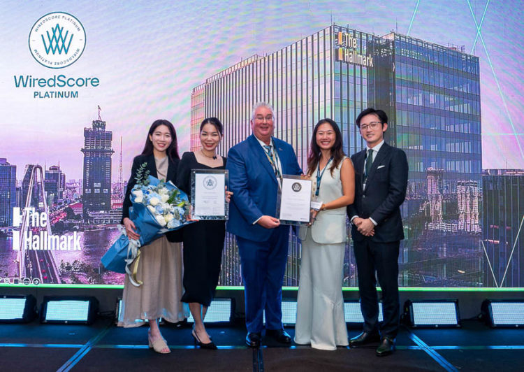 The Hallmark nhận chứng nhận WiredScore Bạch kim, trở thành tòa nhà đầu tiên tại Việt Nam đạt cấp độ cao nhất.