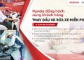 Honda Việt Nam miễn phí thay dầu – kiểm tra xe hư hại sau bão số 11 tại 5 tỉnh phía Bắc