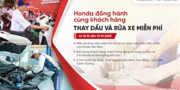 Honda Việt Nam miễn phí thay dầu – kiểm tra xe hư hại sau bão số 11 tại 5 tỉnh phía Bắc