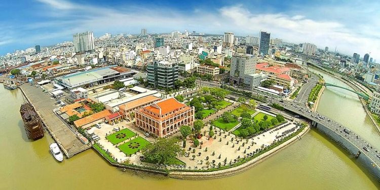 Toàn cảnh Bến Nhà Rồng bên sông Sài Gòn, nơi TP.HCM dự kiến mở rộng Không gian văn hóa Hồ Chí Minh và công viên ven sông.