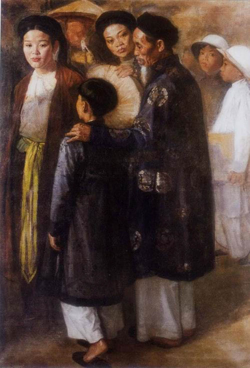 Phác thảo Gia đình quyền quý của họa sĩ Victor Tardieu. Ảnh: TL