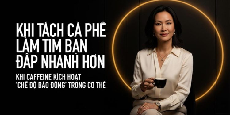 Caffeine làm tim đập nhanh & lo âu? Giải mã phản ứng của cơ thể