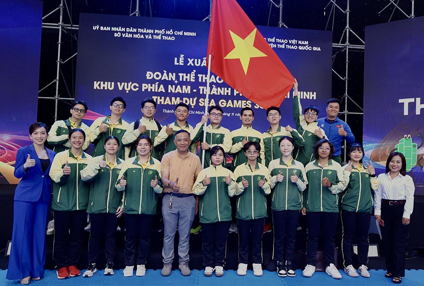 TP.HCM tổ chức Lễ Xuất quân Đoàn Thể thao tham dự Sea Games 33 - 2