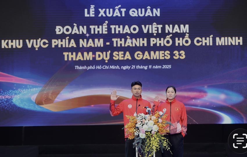 TP.HCM tổ chức Lễ Xuất quân Đoàn Thể thao tham dự Sea Games 33 - 4
