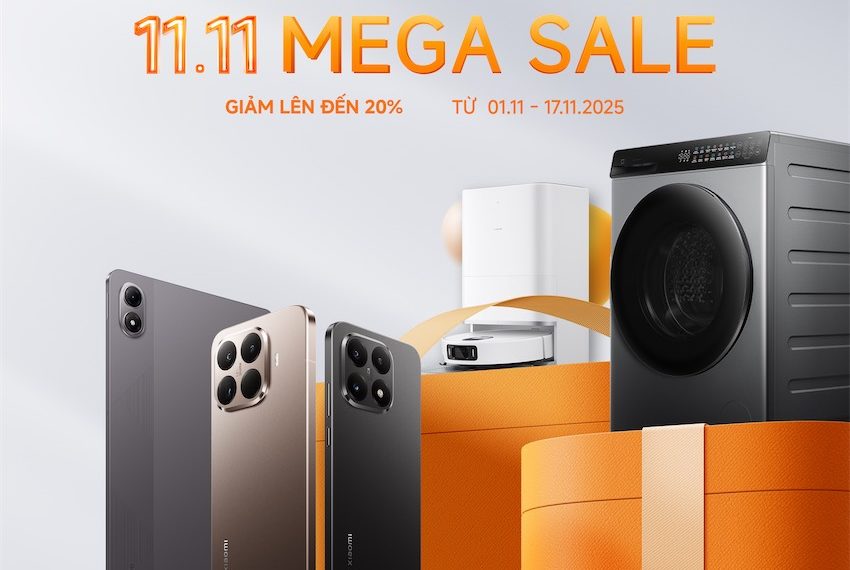 Xiaomi 11.11 Mega Sale: Ưu đãi đến 20%, lan tỏa tinh thần “Sắm thông minh – Sống thông minh”