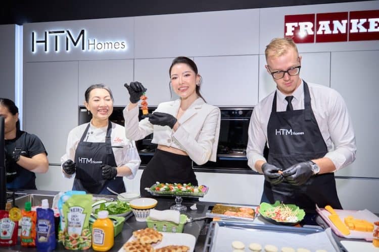 HTM Home với chiến lược kiến tạo một chuẩn mực sống mới tại Việt Nam_Hoa hậu - Doanh nhân Nykky Đỗ trải nghiệm Live Cooking Show tại không gian trưng bày thương hiệu bếp Franke
