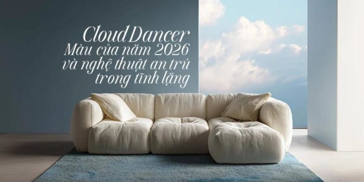 Cloud Dancer | Màu của năm 2026 và nghệ thuật an trú trong tĩnh lặng